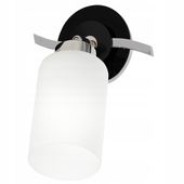 KINKIET LAMPA LUMINEX TOKIO 684 CZARNY / CHROM