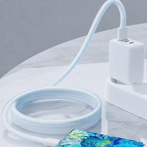 Acefast kabel USB - USB Typ C 1,2m, 3A biały (C2-04 white) na Arena.pl