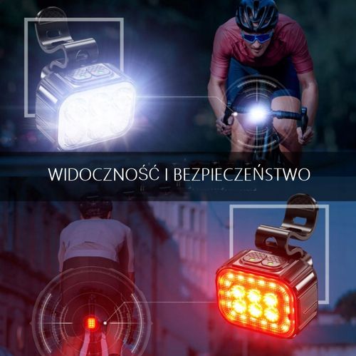 LAMPKA ROWEROWA x2 PRZÓD TYŁ SPECTER IGO 500lm NEW na Arena.pl