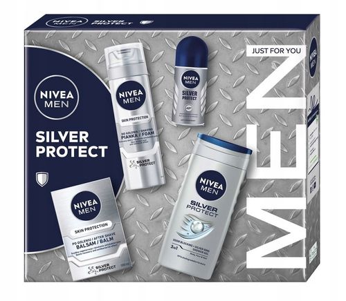 NIVEA ZESTAW MEN SILVER PROTECT 4 ELEMENTY na Arena.pl