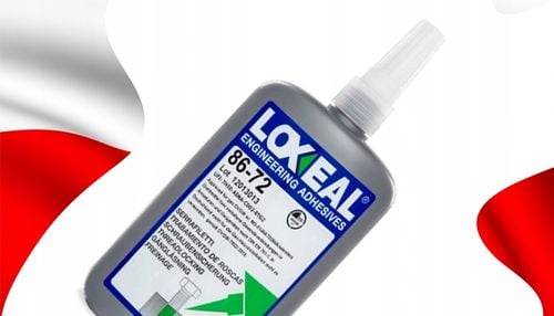 KLEJ DO GWINTÓW ŚRUB MOCNY LOXEAL 86-72 NAJWYŻSZA JAKOŚĆ POŁĄCZENIA 250 ml na Arena.pl