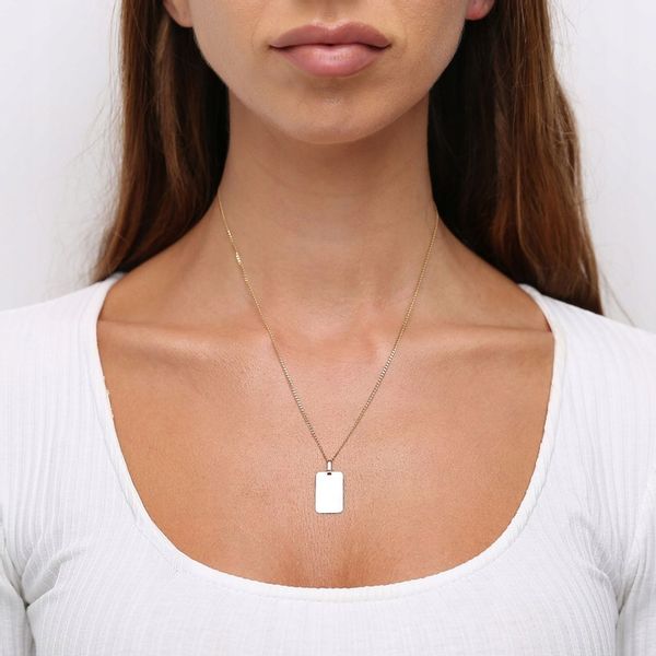 ZŁOTA ZAWIESZKA BLASZKA NIEŚMIERTELNIK 585 zdjęcie 3