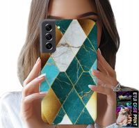 ETUI DO SAMSUNG GALAXY S21 FE - ELEGANCKIE MODNE WZORY CASE + FOLIA