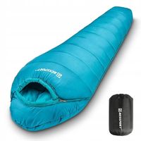 Bessport Śpiwór, od -10°C do 15°C, na 4 pory roku, typu mumia, gruby