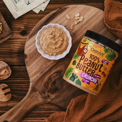 OstroVit Peanut Butter 3 x 1000 g MASŁO ORZECHOWE CRUNCHY na Arena.pl