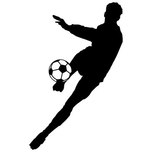 Naklejka Piłkarz S077 XL na Arena.pl