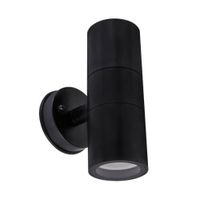 Ścienna LAMPA ogrodowa GORDON 03937 Ideus elewacyjna OPRAWA zewnętrzna tuba IP54 czarna