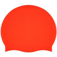 Czepek pływacki silikonowy Aqua Sport Monocap Red 6-10 lat