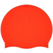 Czepek pływacki silikonowy Aqua Sport Monocap Red 6-10 lat