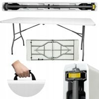 STÓŁ OGRODOWY CATERINGOWY SKŁADANY 180CM TURYSTYCZNY NA BALKON TARAS