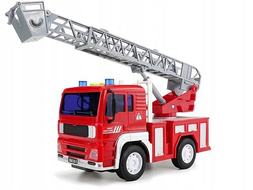 WÓZ STRAŻACKI STRAŻ POŻARNA ŚWIATŁO DŹWIĘK DRABINA na Arena.pl