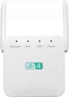 Wzmacniacz sygnału WiFi routera biały 2.4 GHz 867 Mb/s repeater