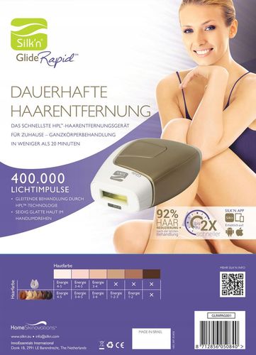 Silk'n Glide Rapid - IPL - trwała redukcja włosów na Arena.pl