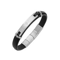 Bransoletka Męska Police PEAGB0040803 Czarny