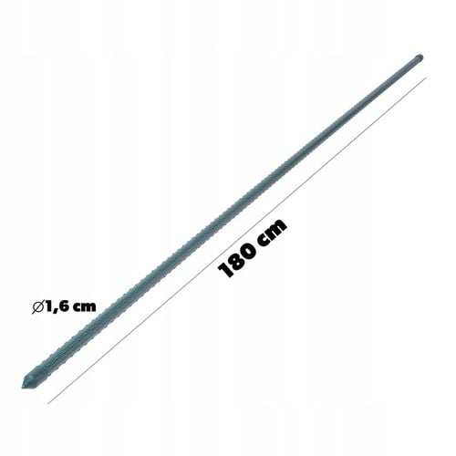 TYCZKA DO ROŚLIN PODPORA 180cm TYCZKI PALIK POMIDORÓW POWLEKANA 16mm na Arena.pl