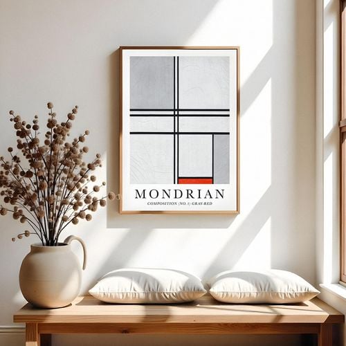 Plakat cyfrowy do wydruku Mondrian na Arena.pl
