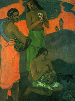 Reprodukcja obrazu Women on the Seashore - Paul Gauguin Rozmiar - 40x30