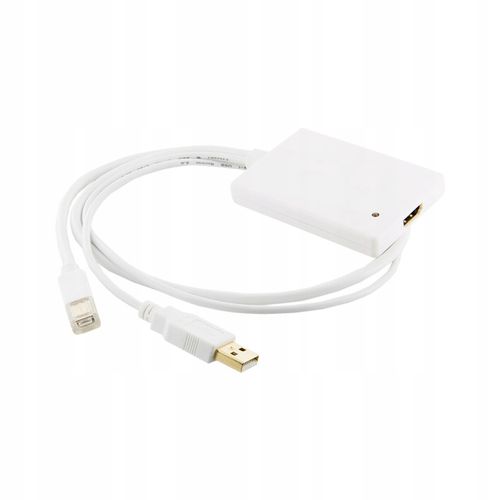4World Adapter mini DisplayPort DP + USB HDMI na Arena.pl