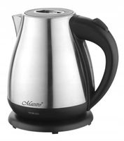 Czajnik elektryczny metalowy stal INOX 1,7L filtr