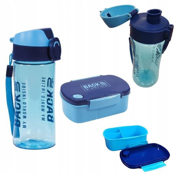 BACK UP ŚNIADANIÓWKA POJEMNIK LUNCH BOX B + BIDON zdjęcie 1
