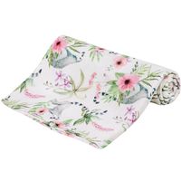 BOCIOLAND Pieluszka Bambusowa 30x30 cm Lemury