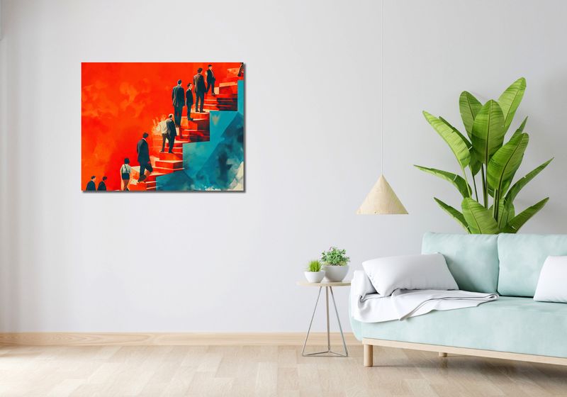 Obraz 90x70cm Metafory Sukcesu zdjęcie 2