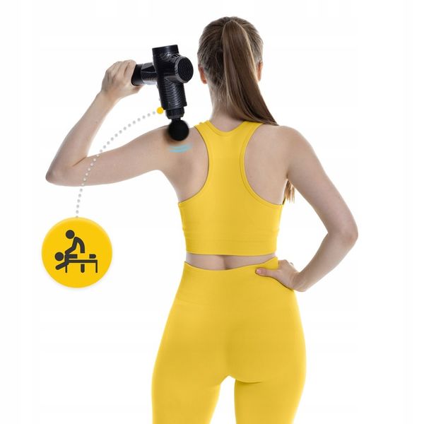 PISTOLET DO MASAŻU MASSAGE GUN+GŁOWICA PODGRZEWANA zdjęcie 4