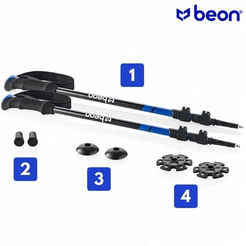 KIJE TREKKINGOWE KIJKI NORDIC WALKING BEON SMART na Arena.pl