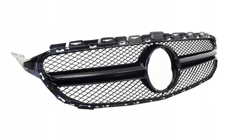 GRILL MERCEDES W205 C63 LOOK AMG BLACK 14-18 zdjęcie 1