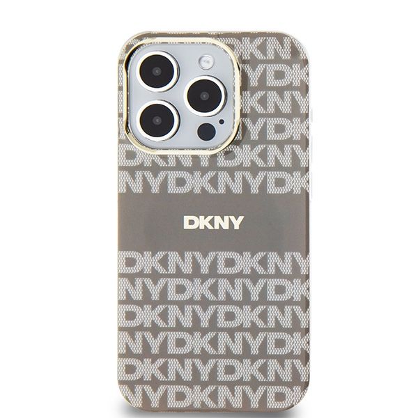 Etui DKNY do iPhone 15 Pro, Beżowy, MagSafe zdjęcie 3