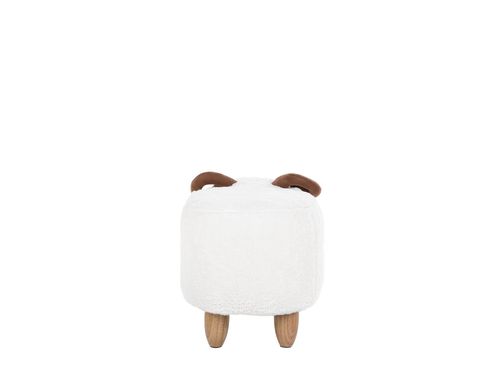 Pufa zwierzak biała LAMB na Arena.pl