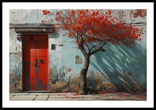 Plakat 60x40cm Widok Na Dawne na Arena.pl