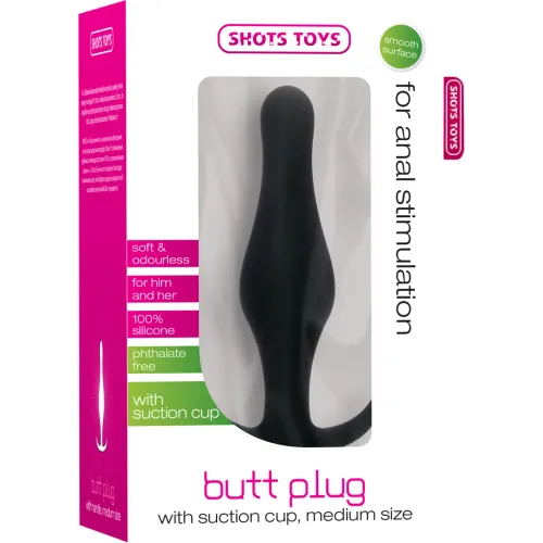 shots toys model plug medium anatomiczny silikonowy 11,7x3,3cm na Arena.pl