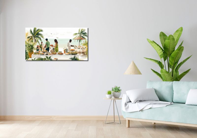 Obraz 100x50cm Tropikalna Woń Wakacji zdjęcie 2