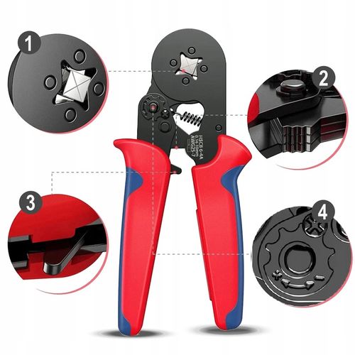 ZACISKARKA PRASKA do tulejek kablowych kabli konektorów +500 SZT AKCESORIÓW na Arena.pl