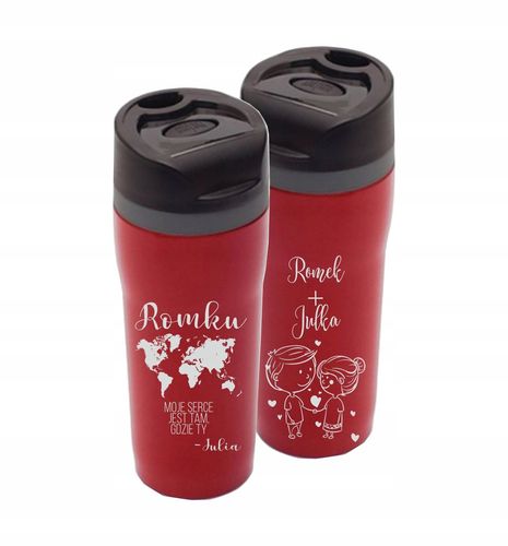 Kubek termiczny WALENTYNKI Happy Valentines gift na Arena.pl