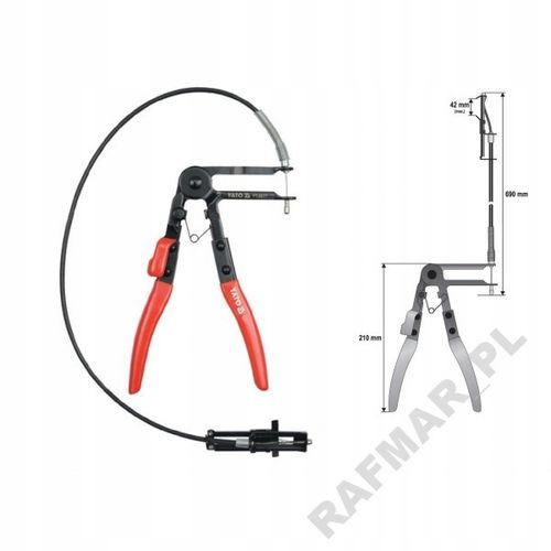 Szczypce do opasek zaciskowych z linką YATO YT-0677 na Arena.pl