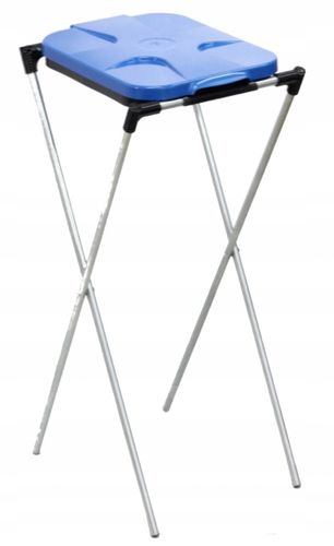 stojak do segregacji odpadów (1-stanowiskowy) niebieski - drewmet na Arena.pl