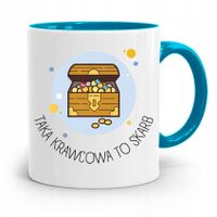 Kubek Błękitny Krawcowej Krawca Taka To Skarb Z Nadrukiem Ze Zdjęciem