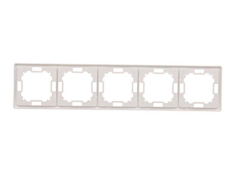 Basic Ramka na 5-moduł BMR5/11 biały SIMON zdjęcie 2