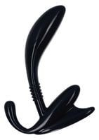 masażer prostaty zakrzywiony calexotics czarny 11.5 cm
