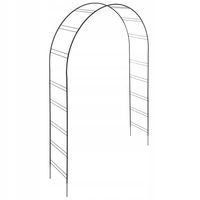 PERGOLA ŁUK OGRODOWA METALOWA NA KWIATY RÓŻE 255cm