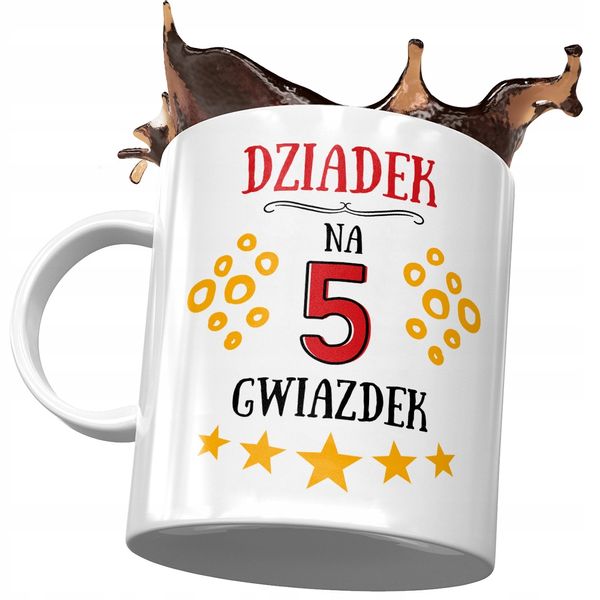 Kubek Dla Dziadka Na Dzień Dziadka Na Prezent Z Nadrukiem Ze Zdjęciem zdjęcie 1