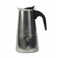 KAWIARKA ZAPARZACZ DO KAWY STALOWY 6 FILIŻANEK 300ml INDUKCJA GAZ