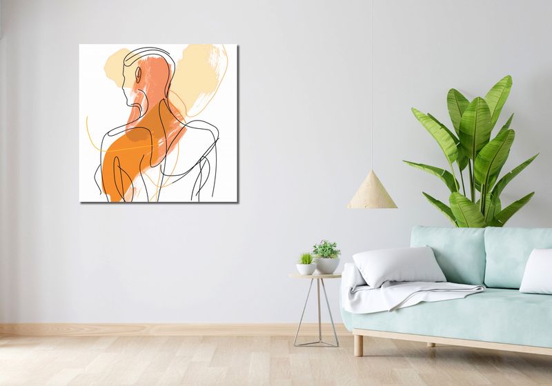 Obraz 90x90cm Kontur Własności zdjęcie 2