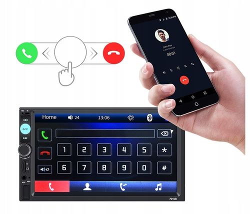 RADIO 2DIN EKRAN 7 USB SAMOCHODOWE SD MP3 + KAMERA na Arena.pl
