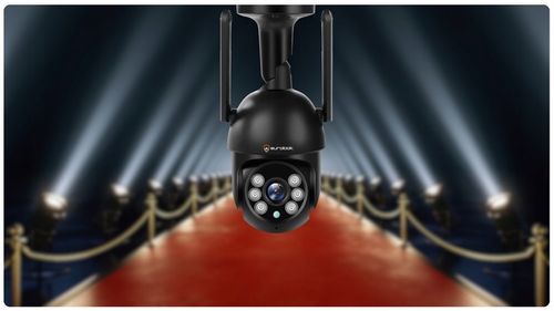 KAMERA ZEWNĘTRZNA WIFI TUYA SMART 8MP ZOOM DETEKCJA 4K CZARNA APLIKACJA UHD na Arena.pl