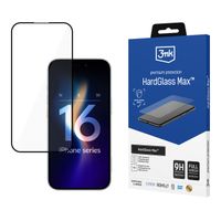Szkło hartowane 3MK HardGlass Max Apple iPhone 16 Plus czarny