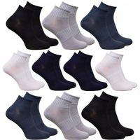 10 par STOPKI MĘSKIE SKARPETY BAMBUSOWE 43/46