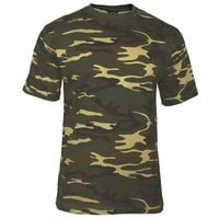 Koszulka Męska Wojskowa Mil-Tec T-Shirt pod mundur bawełniana Woodland 3XL